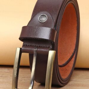 Mens single leather 35mm belts